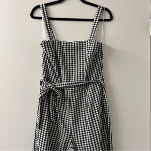 NWT Gingham Jumpsuit